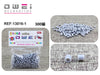 BEADS PLASTICO DE MANUELIDAD 300U12u/c