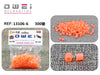 BEADS PLASTICO DE MANUALIDAD 300U12u/c