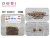BEADS PLASTICO DE MANUALIDAD 300U12u/c