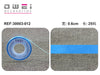 CINTA DECORATIVA 0.6CM*25YARDAS10u/c
