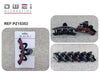 PINZA PELO CRISTAL12u/c