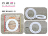 LETRRA DE MADERA BLANCO 11CM12u/c