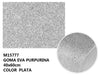 GOMA EVA PURPURINA 40*60 COLOR PLATA12u/c