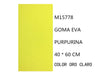 GOMA EVA PURPURINA 40*60 COLOR AMARILLO12u/c