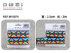CINTA DECORATIVA DE TELA 2.5CM*2M24u/c