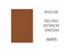 FIELTRO 40*60 COLOR MARRON12u/c
