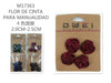 FLOR DE CINTA PARA MANUALIDAD12u/c