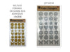 FORMAS DE GOMA EVA ADHESIVO12u/c