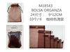 ① BOLSA ORGANZA 9*12CM 10PCS12u/c