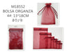 ① BOLSA ORGANZA 13*18CM 8PCS12u/c