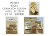 ① BOLSA CIEERA CON CUERDA 17*23CM 2PCS12u/c