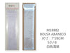 ① BOLSA ORGANZA 7*28CM 5PCS12u/c