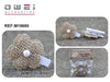 ①PINZA DE MADERA CON FLORES12u/c