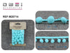 ① CINTA CON POMPOM 1M12u/c