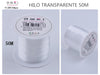 HILO TRANSPARENTE SIN ELASTICO 50M24u/c