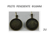 PENDIENTE MANUALIDAD 16MM 1 PARE12u/c