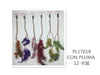PLUMA DE DIADEMA PARA FIESTA12u/c